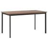 &Tradition Drip HW115 dining table, 143 x 83 cm, lacquered walnut - black