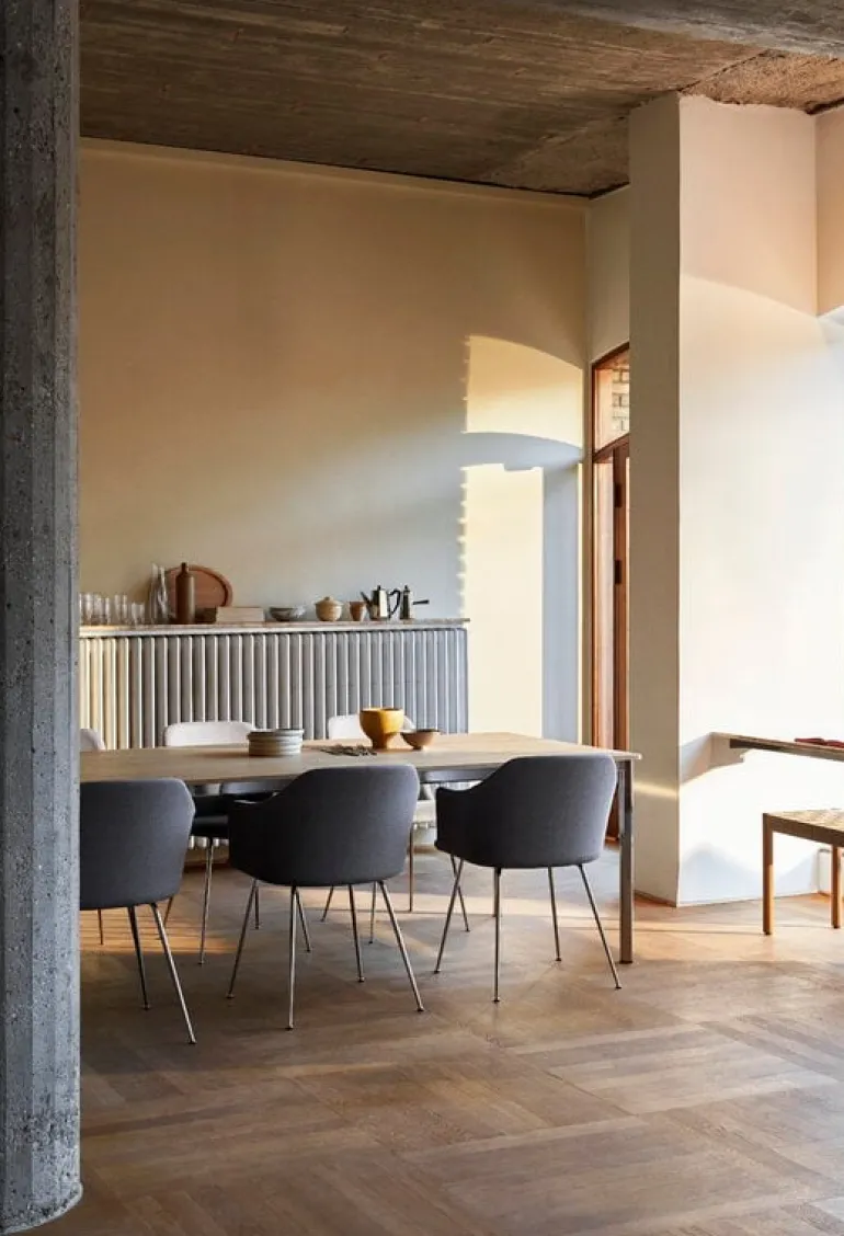 &Tradition Drip HW60 table, black - bronzed aluminium