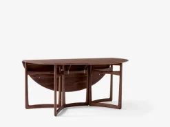 &Tradition Drop Leaf HM6 dining table, oiled walnut