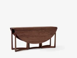 &Tradition Drop Leaf HM6 dining table, oiled walnut