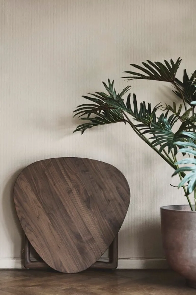 &Tradition Drop Leaf HM5 side table, oiled walnut