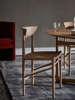 &Tradition Drop Leaf HM6 dining table, white oiled oak