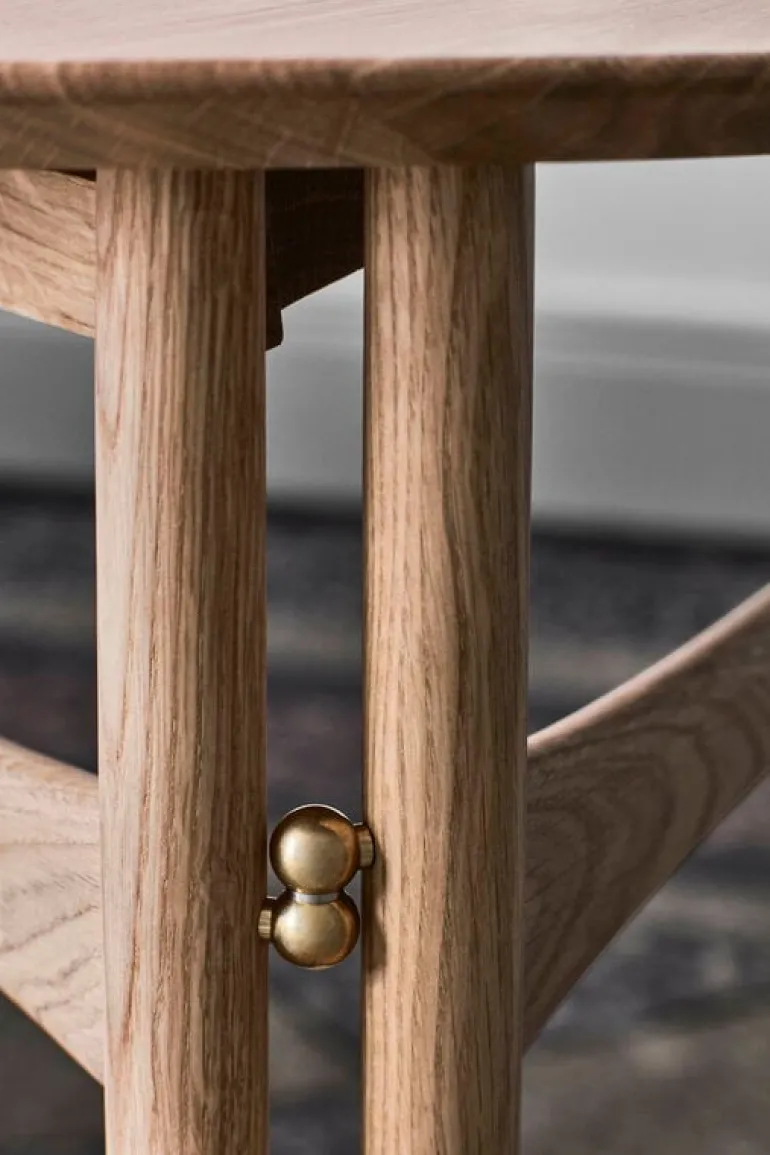 &Tradition Drop Leaf HM6 dining table, white oiled oak