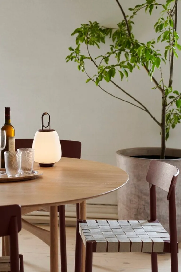 &Tradition Drop Leaf HM6 dining table, white oiled oak