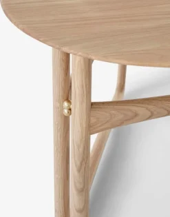 &Tradition Drop Leaf HM5 side table, white oiled oak
