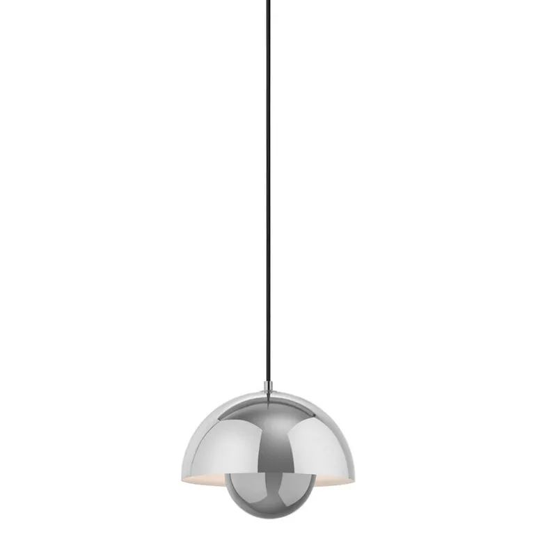 &Tradition Flowerpot VP1 pendant, chrome plated