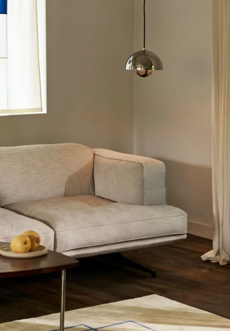 &Tradition Flowerpot VP1 pendant, chrome plated