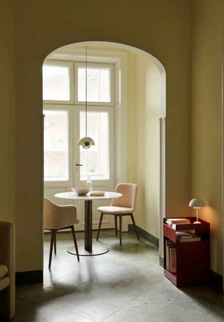 &Tradition Flowerpot VP1 pendant, chrome plated