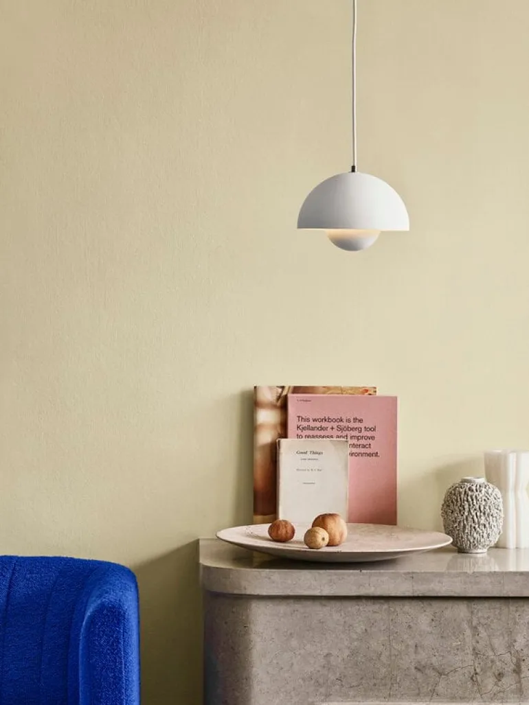 &Tradition Flowerpot VP1 pendant, matt white