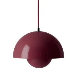 &Tradition Flowerpot VP1 pendant, dark plum
