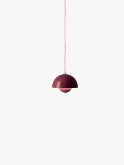 &Tradition Flowerpot VP1 pendant, dark plum