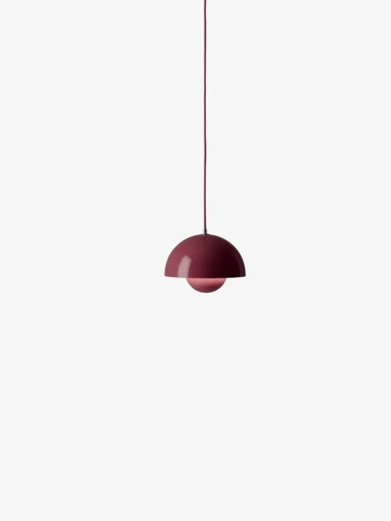 &Tradition Flowerpot VP1 pendant, dark plum
