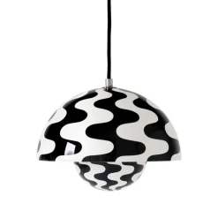 &Tradition Flowerpot VP1 pendant, black - white
