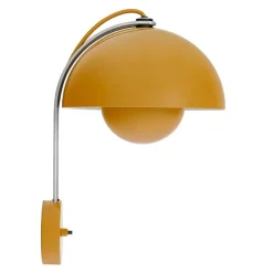 &Tradition Flowerpot VP8 wall lamp, mustard
