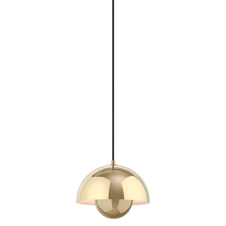 &Tradition Flowerpot VP1 pendant, brass plated
