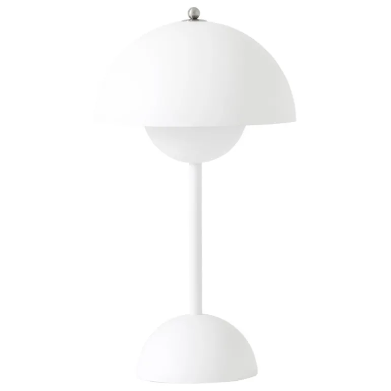 &Tradition Flowerpot VP9 portable table lamp, matt white
