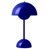&Tradition Flowerpot VP9 portable table lamp, cobalt blue
