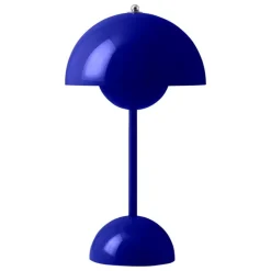 &Tradition Flowerpot VP9 portable table lamp, cobalt blue