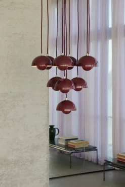 &Tradition Flowerpot VP10 pendant, dark plum