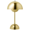 &Tradition Flowerpot VP9 portable table lamp, brass plated