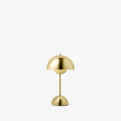 &Tradition Flowerpot VP9 portable table lamp, brass plated