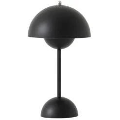 &Tradition Flowerpot VP9 portable table lamp, matt black