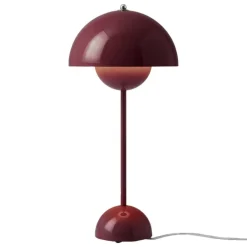 &Tradition Flowerpot VP3 table lamp, dark plum