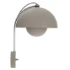 &Tradition Flowerpot VP8 wall lamp, grey beige
