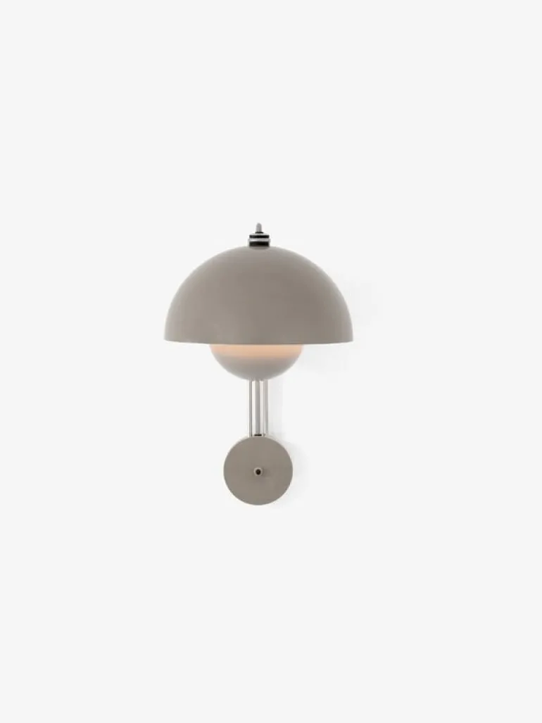 &Tradition Flowerpot VP8 wall lamp, grey beige
