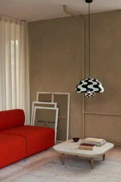 &Tradition Flowerpot VP2 pendant, black - white