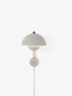 &Tradition Flowerpot VP8 wall lamp, matt light grey