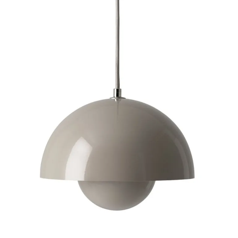 &Tradition Flowerpot VP1 pendant, grey beige