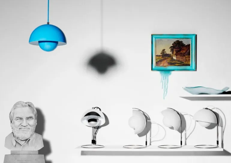 &Tradition Flowerpot VP4 table lamp, matt black