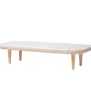 &Tradition Fly SC5 coffee table, white oiled oak - white Carrara marble