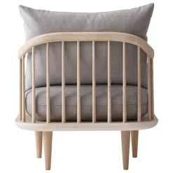 &Tradition Fly SC10 lounge chair, white oiled oak - Hot Madison 094