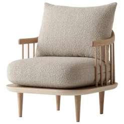 &Tradition Fly SC10 lounge chair, white oiled oak - Karakorum 003