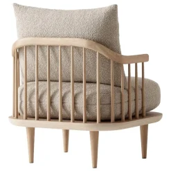 &Tradition Fly SC10 lounge chair, white oiled oak - Karakorum 003