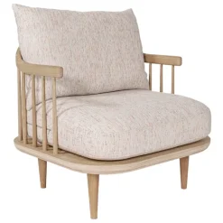 &Tradition Fly SC10 lounge chair, white oiled oak - Sonar3 113