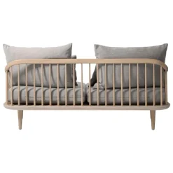 &Tradition Fly SC2 sofa, white oiled oak - Hot Madison 094