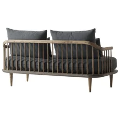 &Tradition Fly SC2 sofa, smoked oak - Hot Madison 093
