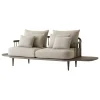 &Tradition Fly SC3 sofa with sidetables, smoked oak - Karakorum 003