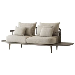 &Tradition Fly SC3 sofa with sidetables, smoked oak - Karakorum 003