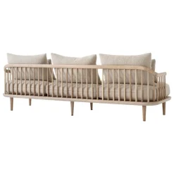 &Tradition Fly SC12 sofa, white oiled oak - Karakorum 003