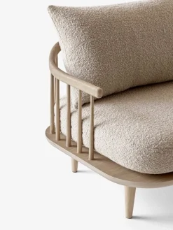 &Tradition Fly SC12 sofa, white oiled oak - Karakorum 003