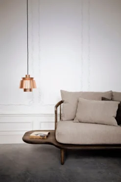 &Tradition Fly SC3 sofa with sidetables, smoked oak - Hot Madison 093