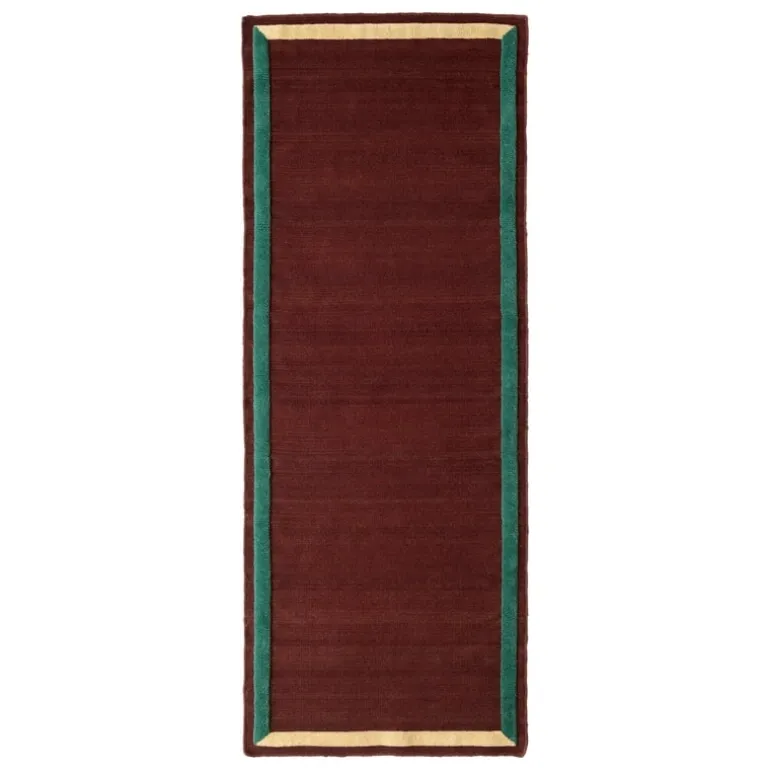 &Tradition Framed AP14 wool rug, 90 x 240 cm, plum