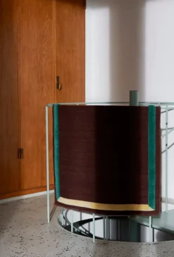 &Tradition Framed AP13 wool rug, 90 x 140 cm, plum