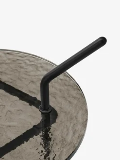 &Tradition Halten SH9 side table, smoked glass - warm black