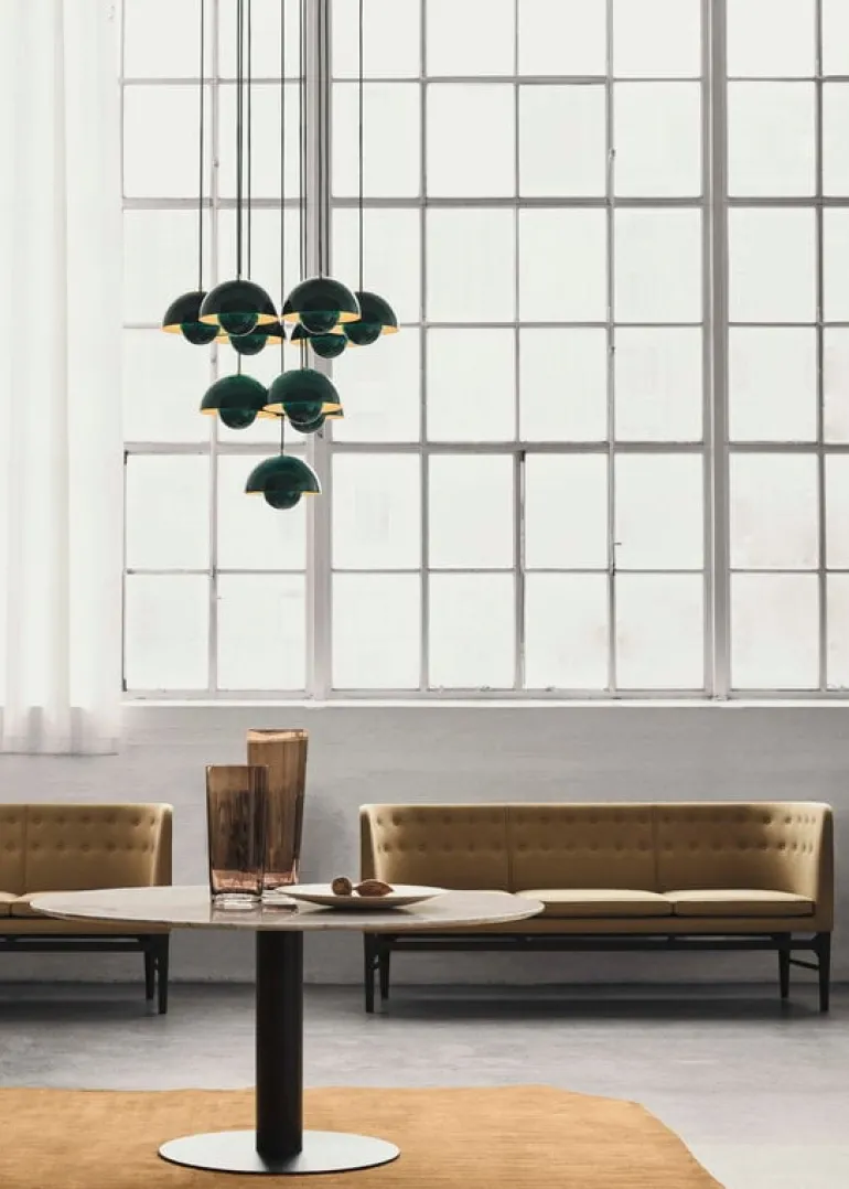 &Tradition In Between SK20 table, black - white marble