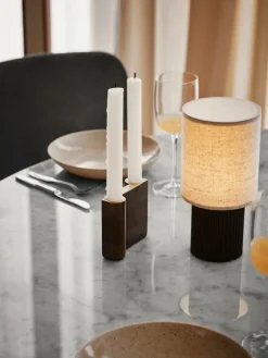 &Tradition In Between SK19 table, black - white marble